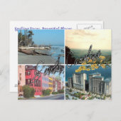 Lächelnde Gesichter, schöne Orte Postkarte (Vorne/Hinten)