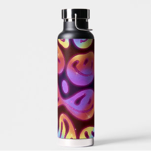 Lächelnde Gesichter Trinkflasche