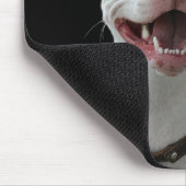 Lächelnde Grubenbulle Mousepad (Ecke)