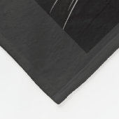 Lächelnde grüne Mit Augen Katze Fleecedecke (Ecke)