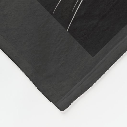 Lächelnde grüne Mit Augen Katze Fleecedecke (Ecke)