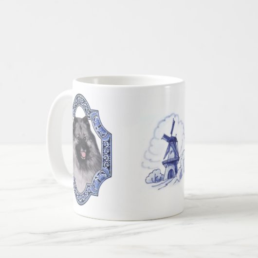 Lächelnde Holländer-Tasse Kaffeetasse (Vorderseite Links)