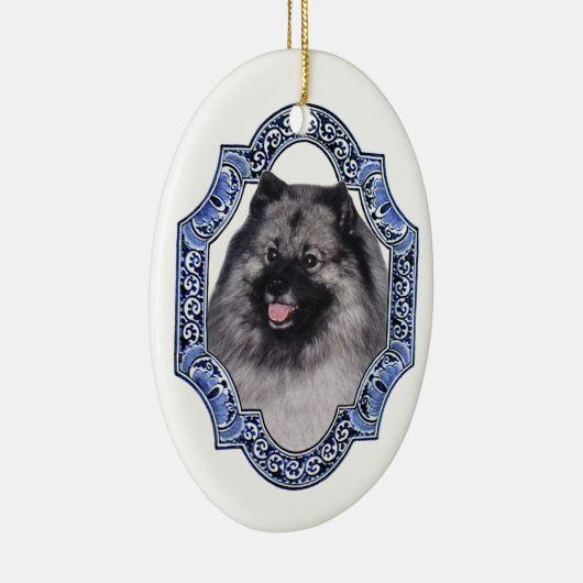 Lächelnde Holländerverzierung Keramikornament (Rechts)