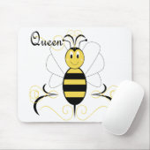 Lächelnde Hummelkönigin Bee Mousepad (Mit Mouse)