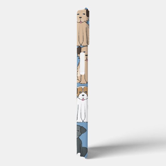 Lächelnde Hunde Case-Mate iPhone Hülle (Rückseite / Rechts)