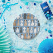 Lächelnde Hunde Pappteller (Party)