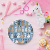 Lächelnde Hunde Pappteller (Party)