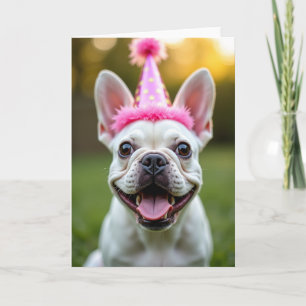 Lächelnde Hunde-Party-Karte Karte