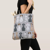 Lächelnde Hunde Tasche (Von Nahem)