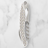 Lächelnde HundeDackel Kellnermesser (Rückseite)