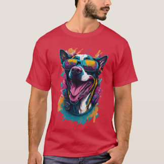 Lächelnde Hundefreunde T-Shirt