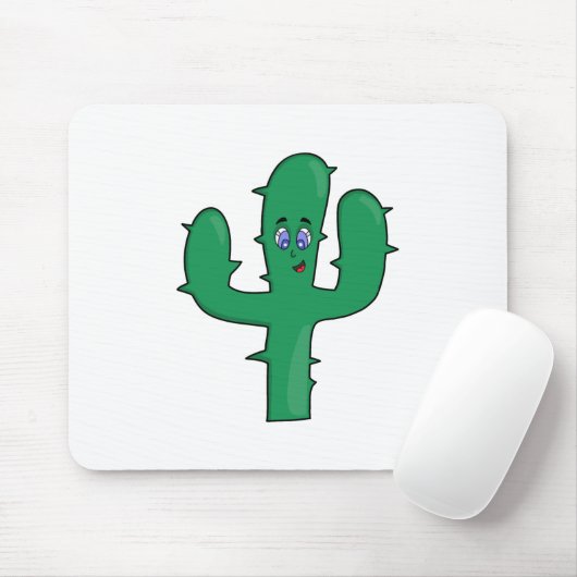 Lächelnde Kaktus Mousepad (Mit Mouse)