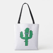 Lächelnde Kaktus Tasche (Rückseite)