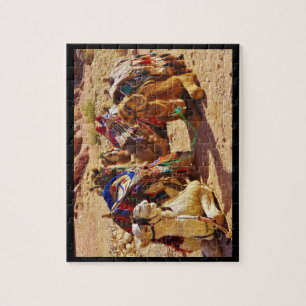 Lächelnde Kamele Puzzle
