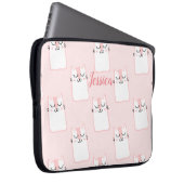 Lächelnde Katze Laptopschutzhülle (Vorne Rechts)