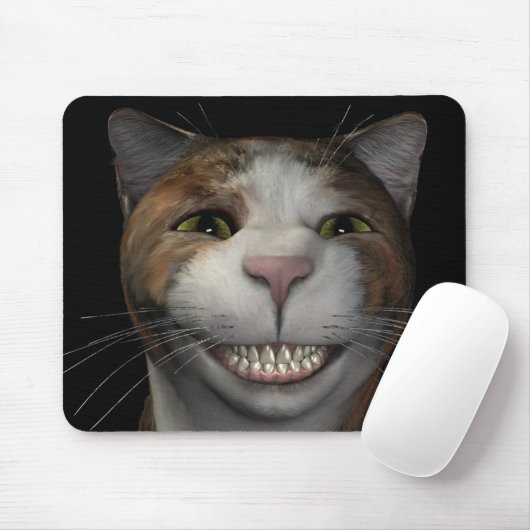 Lächelnde Katze Mousepad (Mit Mouse)