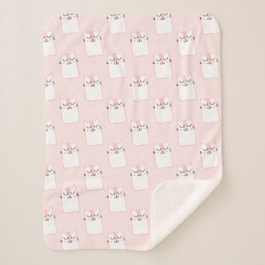 Lächelnde Katze Sherpadecke (Vorderseite)