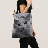Lächelnde Katze Tasche (Von Nahem)