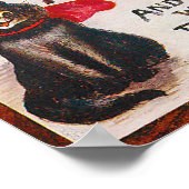 Lächelnde Katzen, Louis Wain Poster (Ecke)