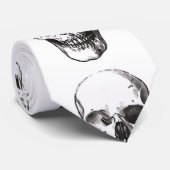 Lächelnde Krawatte für den Schädel (Gerollt)