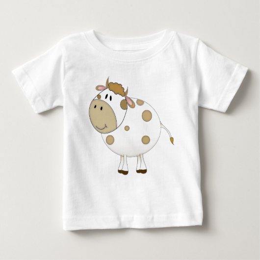 Lächelnde Kuh Baby T-shirt (Vorderseite)