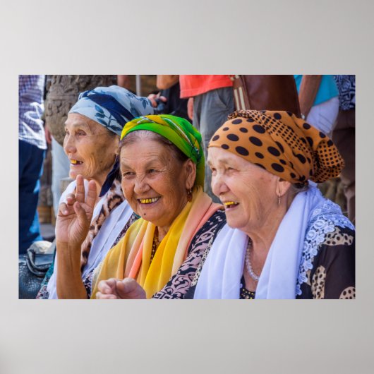 Lächelnde Ladys Poster (Vorne)