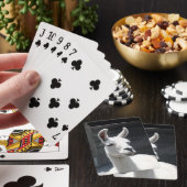 Lächelnde Lama-Spielkarten Spielkarten (In Situ)