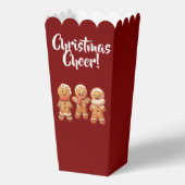 Lächelnde Lebkuchenfreunde Geschenkschachtel (Rückseite)