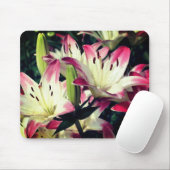 Lächelnde Lily-Blume Mousepad (Mit Mouse)