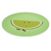 Lächelnde Limone Scheibe Schneidebrett (Ecke)