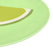 Lächelnde Limone Scheibe Schneidebrett (Ecke)