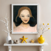 Lächelnde Mädchen, Helene Schjerfbeck Poster