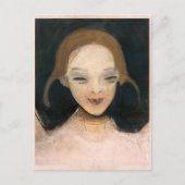 Lächelnde Mädchen, Helene Schjerfbeck Postkarte (Vorderseite)
