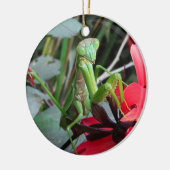 Lächelnde Mantis ~ Verzierung Keramik Ornament (Links)