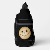 Lächelnde Moon Illustration Fantasy Halloween Art Crossbody Bag (Vorderseite)