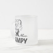 Lächelnde neue Grampy T - Shirts und Geschenke Mattglastasse (Vorderseite Links)