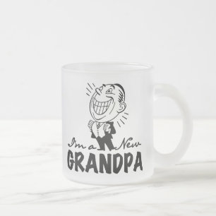 Lächelnde neue Großvater-T - Shirts und Geschenke Mattglastasse