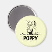 Lächelnde neue Mohnblüten und T - Shirt Magnet (Vorderseite/Rückseite)