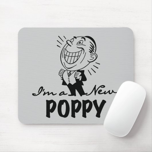 Lächelnde neue Mohnblüten und T - Shirt Mousepad (Mit Mouse)