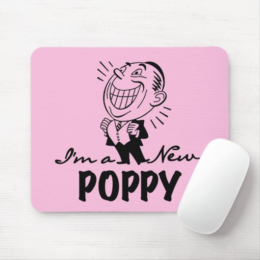 Lächelnde neue Mohnblüten und T - Shirt Mousepad (Mit Mouse)