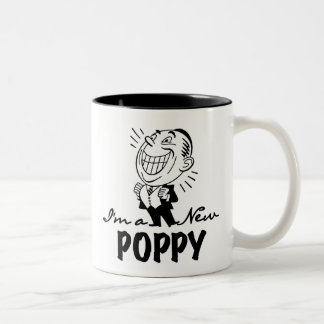 Lächelnde neue Mohnblüten und T - Shirt Zweifarbige Tasse