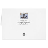 Lächelnde niedliche Akita (Rückseite Horizontal)