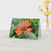 Lächelnde Notecards der Blume (Leerseite innen) Karte (Gelbe Blume)