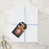 Lächelnde Nudeln Geschenkanhänger (Mit Garn)