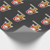 Lächelnde Nudeln Geschenkpapier (Ecke)