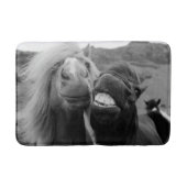 Lächelnde Pferde Getty Bild-| Badematte (Vorderseite)