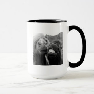 Lächelnde Pferde Getty Bild-  Tasse