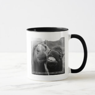 Lächelnde Pferde Getty Bild-  Tasse