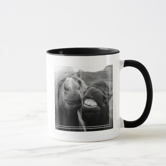 Lächelnde Pferde Getty Bild-| Tasse (Rechts)