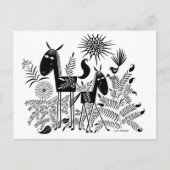 Lächelnde Pferde Postkarte (Vorderseite)